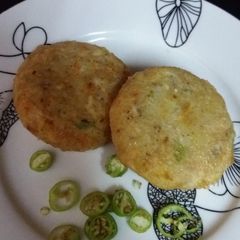 A picture of Aloo and Chicken Kebab #cookpadramadan.