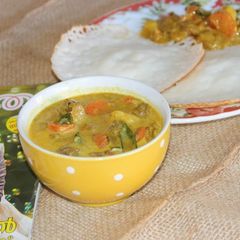 A picture of Mangalorean Catholic Style Mutton Stew.