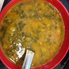 Spinach dal A picture of Spinach dal.