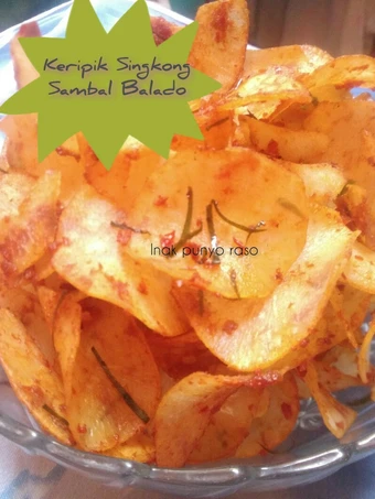 Cara Gampang Membuat Resep Keripik singkong sambal balado yang Menggugah Selera Anti Ribet, Uenak Banget