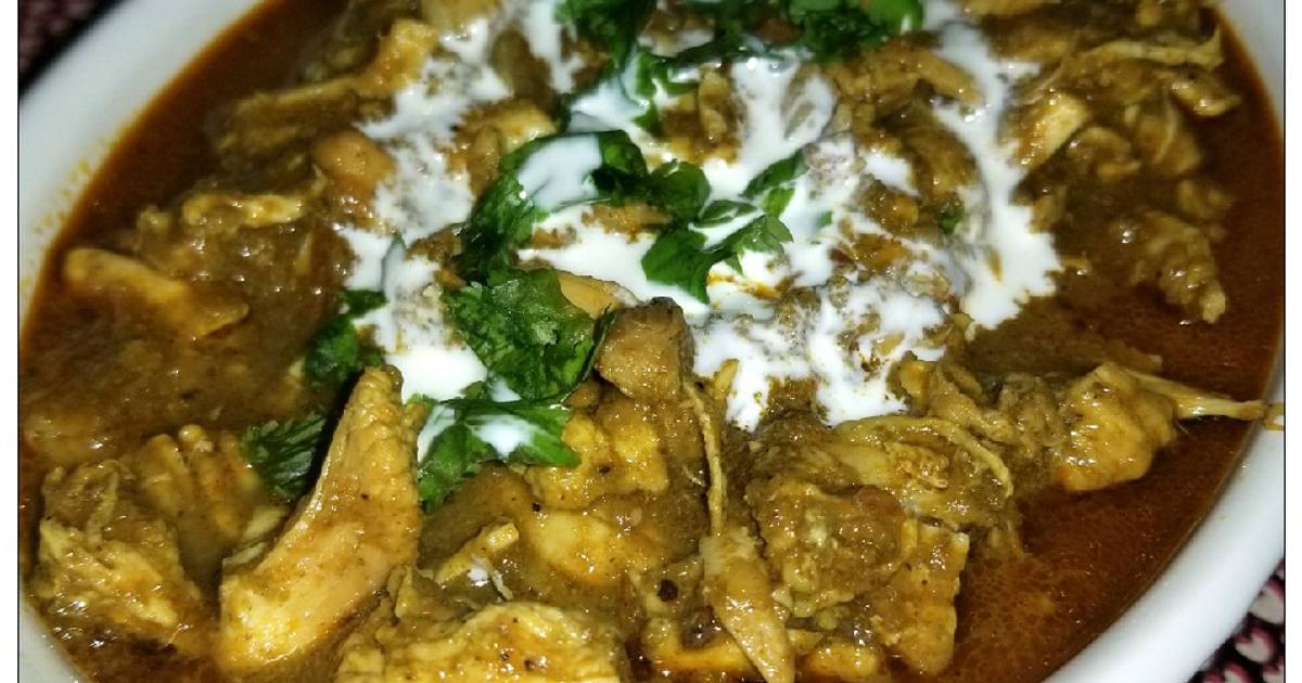 Instant Pot Pulled Chicken in Spinach gravy Recipe by Jiya - Cookpad