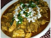 A picture of creamy turmeric sauce