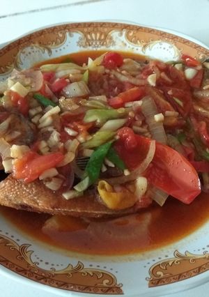 Foto resep Bawal Asam Manis Pedas