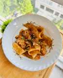 Miến dẹt (từ bánh tráng) trộn sa tế chay 🌱