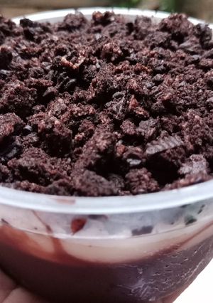 Foto resep Puding coklat vla vanilla