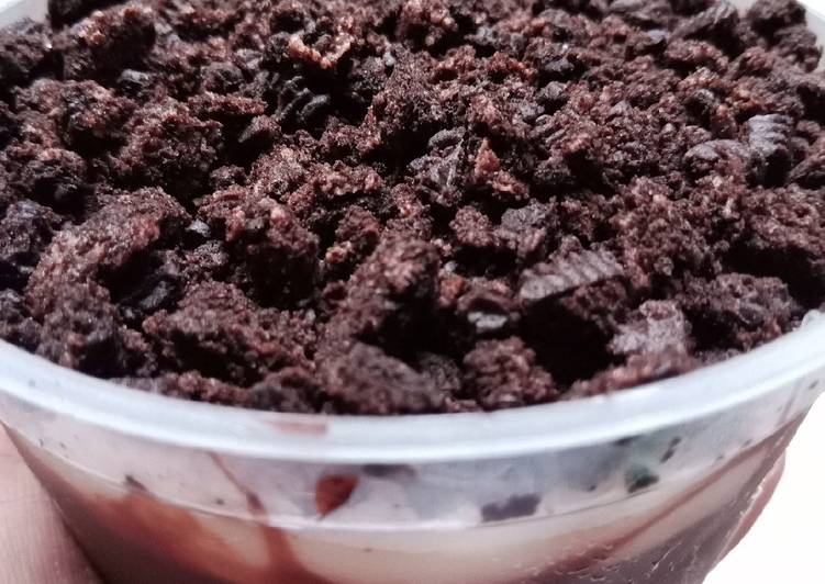 Puding coklat vla vanilla