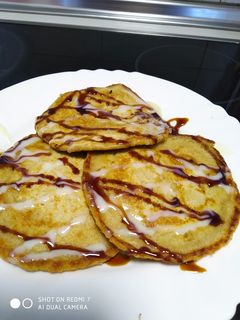 Una foto de Tortitas americanas con caramelo
