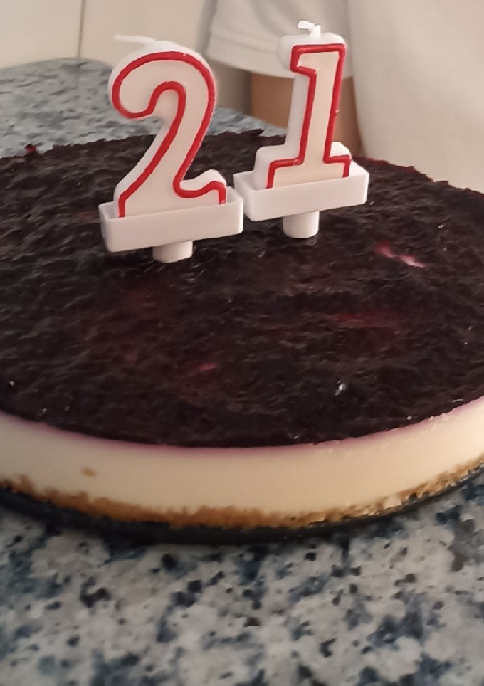 Una foto de Tarta de queso sin horno