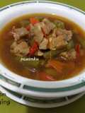 112.Asem asem buncis daging