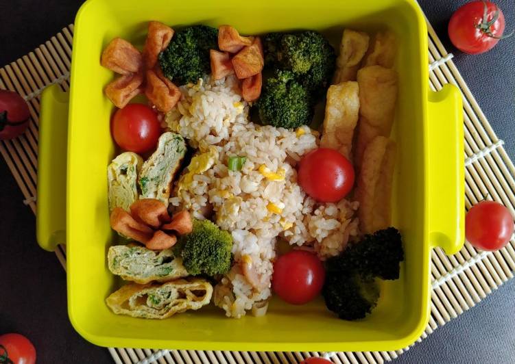 Resep 17. Bento Nasgor Beruang, Bikin Ngiler