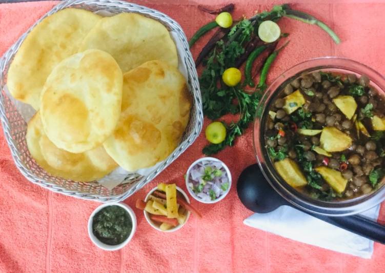 Easy Cheap Dinner Chatpatta Punjabi Channa-bhatura