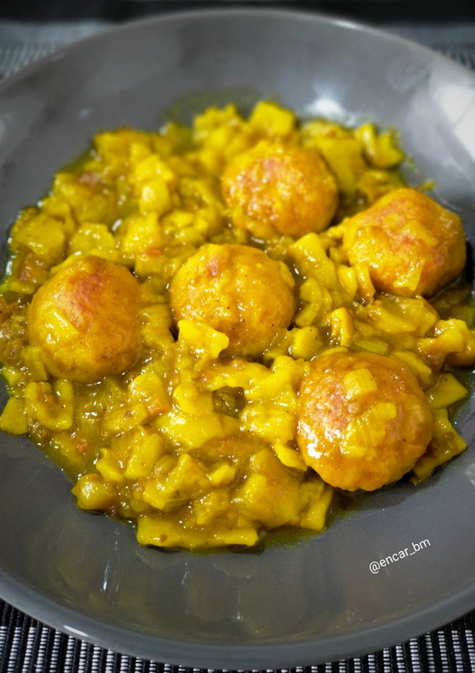 Una foto de Albóndigas agazpachadas