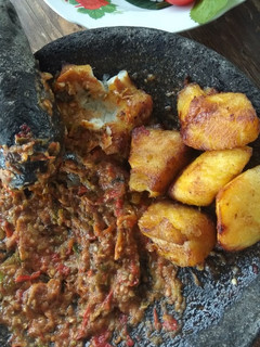 Foto resep Pecak Pecel Ikan Pari