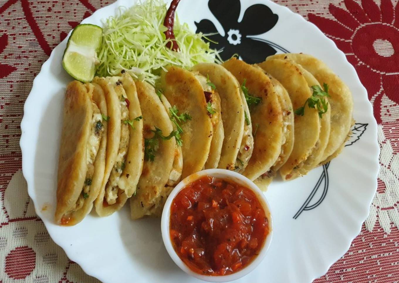 Mexican Potato Cheese Tacos