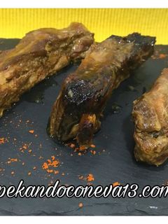 Una foto de Costillas de cerdo a la barbacoa fáciles