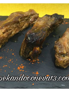 Una foto de Costillas de cerdo a la barbacoa fáciles