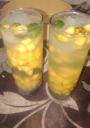 Foto resep Es mangga daun mint
