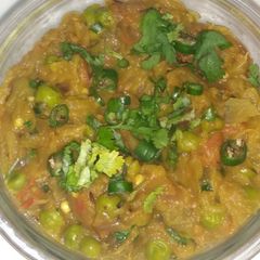 A picture of Baigan Ka bharta.
