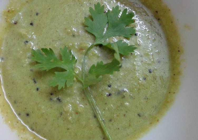 Cilantro-lemon chutney