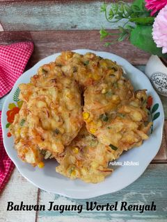 Foto resep Bakwan Jagung Wortel Renyah