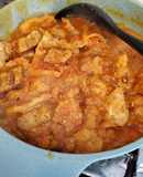 Chicharrón en salsa de jitomate