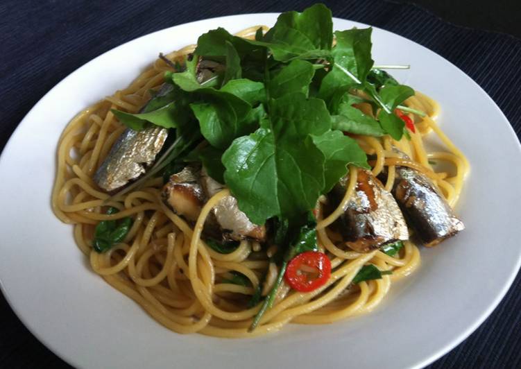 Step-by-Step Guide to Prepare Perfect Sardines &amp; Rocket Spaghetti