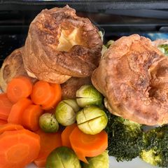 Air Fryer Yorkshire Pudding A picture of Air Fryer Yorkshire Pudding.