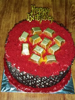 Foto resep Cake ultah Bolu red Velvet