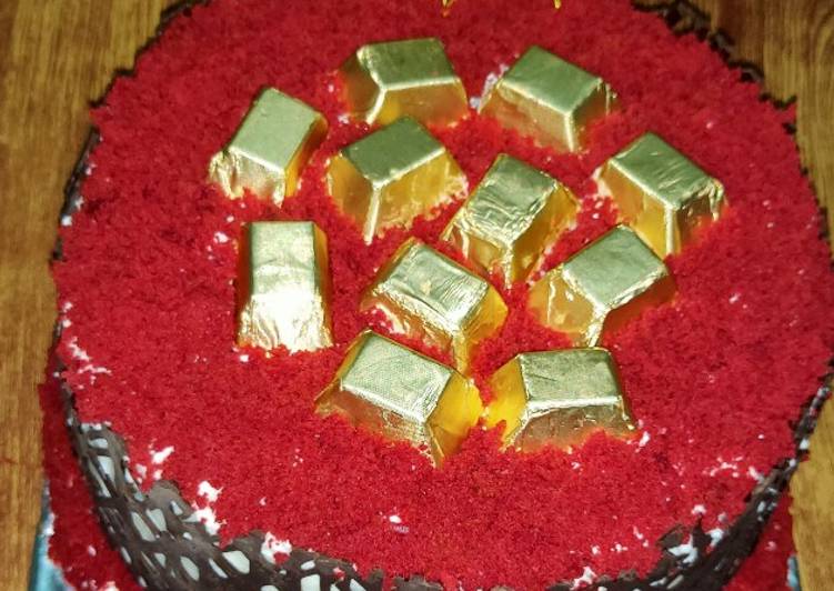 Resep Cake ultah Bolu red Velvet, Lezat