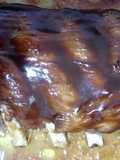 Costela com molho barbecue
