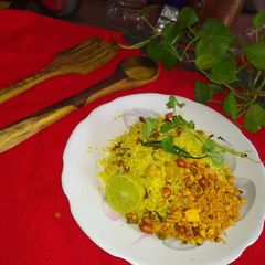 A picture of Sprout poha.