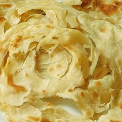 A picture of Lachha paratha (Malabar Parotta).