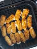 Palitos de Mozarela Caseiros na Air Fryer