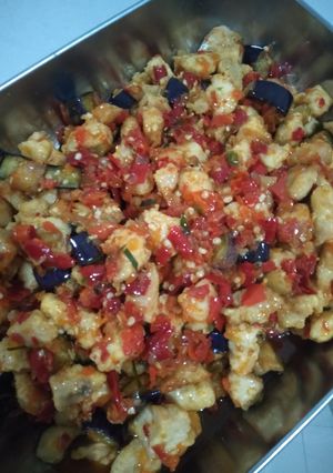 Foto resep Ayam sambal daun jeruk