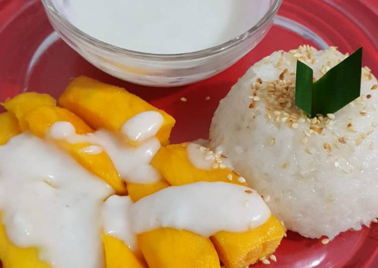 Langkah Mudah untuk Membuat Mango Sticky Rice - Simple yang Lezat