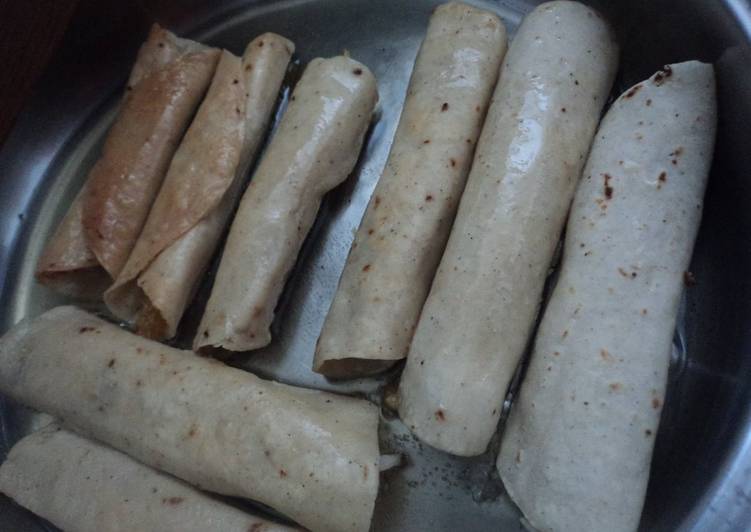 Taquitos o flautas doradas de chicharrón prensado las Correa