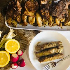 A picture of Stuffed Cabbage.