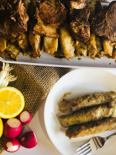 A picture of Stuffed Cabbage.
