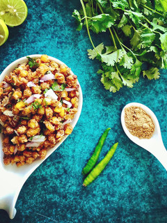 A picture of Crispy corn chaat.