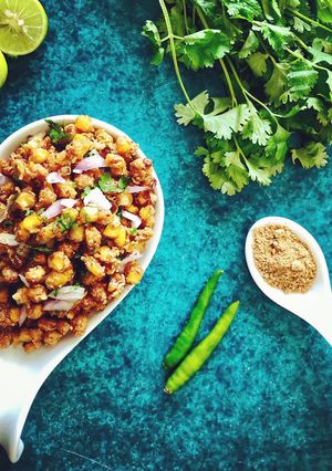 A picture of Crispy corn chaat.