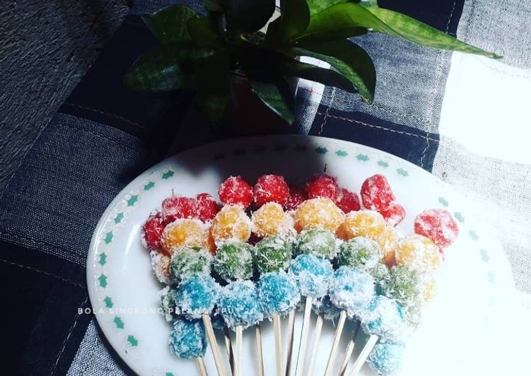 Resep Bola singkong pelangi🌈 yang Menggugah Selera