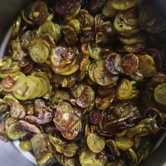 A picture of Ivy gourd fry.