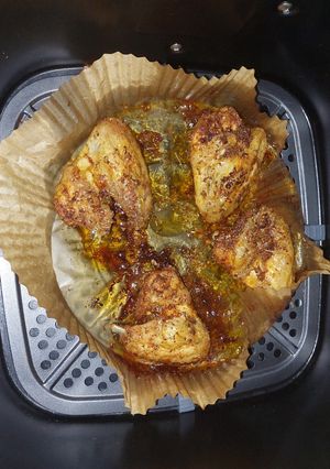 O poză a rețetei Dietetic: aripioare de pui la AirFryer.