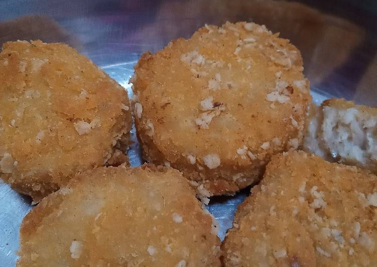 Resep Nugget ikan teri + keju Anti Gagal