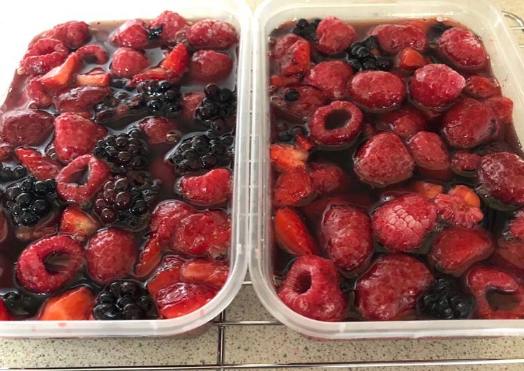 Recipe of Homemade Berry boxes!!