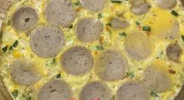 Hình ảnh món Pizza trứng xúc xích phiên bản Bếp Hồng