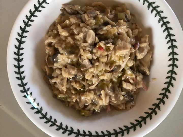 Easy Way Prepare Chicken & Mushroom Risotto the Delicious Tasty