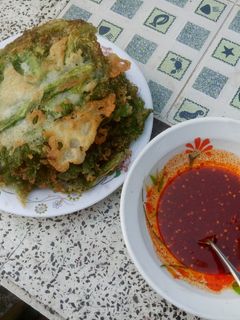 รูปของ ผักกาดหอมทอดกรอบ