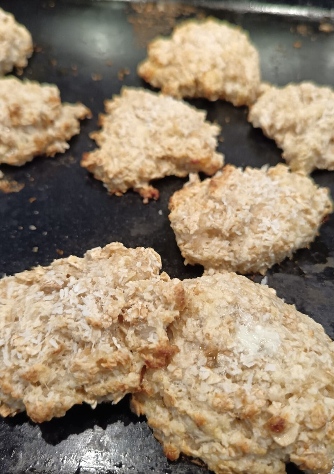 Una foto de Galletitas de pera y coco