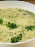 شوربة البروكلي بالدجاج